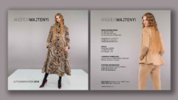 Front and rear covers for Autumn/Winter 2018 lookbook