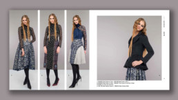 A double page spread of Andrew Majtenyi's Autumn/Winter 2018 lookbook