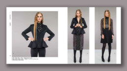 A double page spread of Andrew Majtenyi's Autumn/Winter 2018 lookbook